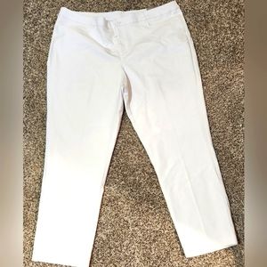 New CJ Banks White Women's Plus Dress Pants